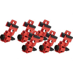 Brady - Pack of 50 Single-Pole Circuit Breaker Lockouts - Eagle Tool & Supply
