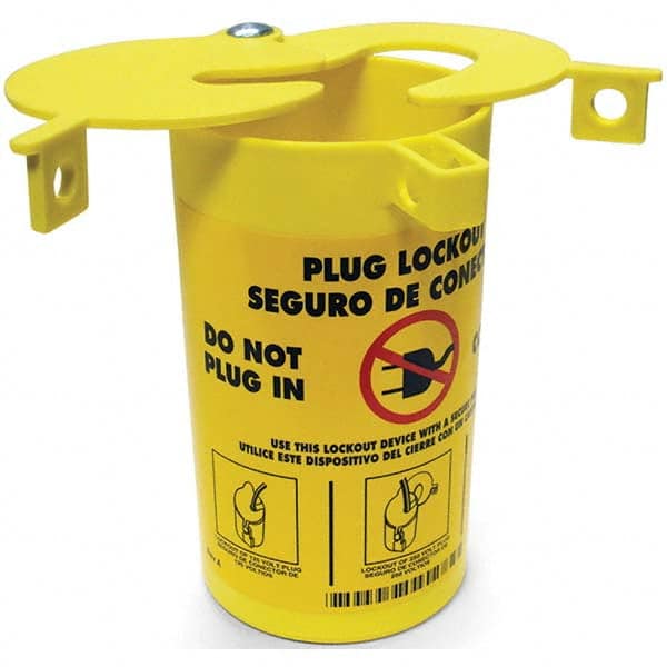 Brady - Pack of 48 Plug-Encasing Plug Lockouts - Eagle Tool & Supply