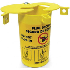 Brady - Pack of 48 Plug-Encasing Plug Lockouts - Eagle Tool & Supply