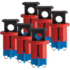 Brady - Pack of 6 Universal Miniature Circuit Breaker Lockouts - Eagle Tool & Supply