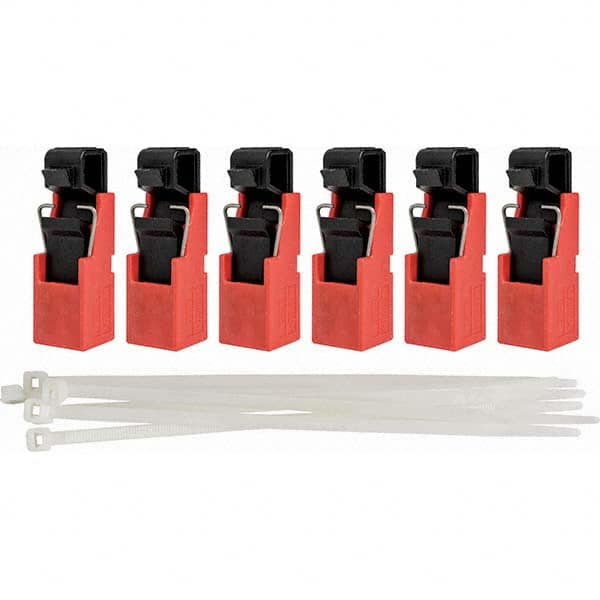 Brady - Pack of 6 Single-Pole Circuit Breaker Lockouts - Eagle Tool & Supply