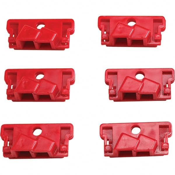 Brady - Pack of 6 Single-Pole Circuit Breaker Lockouts - Eagle Tool & Supply