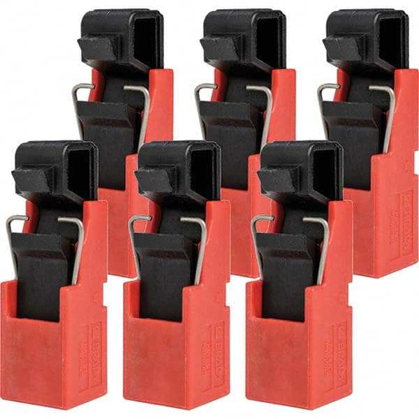 Brady - Pack of 50 Single-Pole Circuit Breaker Lockouts - Eagle Tool & Supply