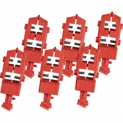 Brady - Pack of 50 Single-Pole Circuit Breaker Lockouts - Eagle Tool & Supply