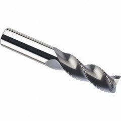 SGS - 1" Diam 3 Flute Solid Carbide 0.06" Corner Radius End Mill - Exact Industrial Supply