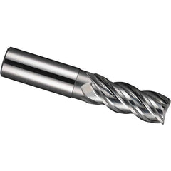 SGS - 12mm Diam 3 Flute Solid Carbide 2mm Corner Radius End Mill - Exact Industrial Supply