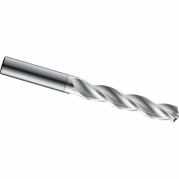 SGS - 6.1mm 124° Spiral Flute Solid Carbide Screw Machine Drill Bit - Eagle Tool & Supply