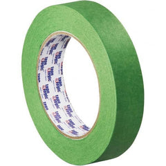 Tape Logic - Pack of (36), 60 Yd Rolls 1" Green Crepe Paper Painter's Tape - Eagle Tool & Supply