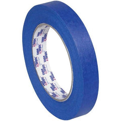 Tape Logic - Pack of (12), 3/4" x 60 Yd Rolls of Blue Crepe Paper Painter's Tape - Eagle Tool & Supply