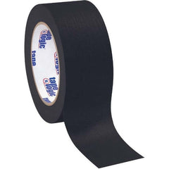 Tape Logic - Pack of (12), 60 Yd Rolls 2" Black Crepe Paper Masking Tape - Eagle Tool & Supply