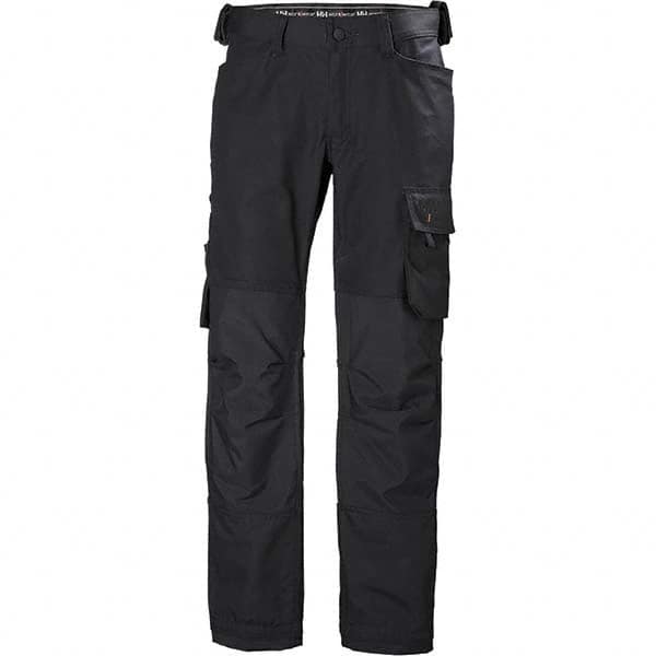 Helly Hansen - Black Cotton Polyester Elastane General Purpose Pants - Eagle Tool & Supply