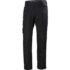 Helly Hansen - Black Cotton Polyester Elastane General Purpose Pants - Eagle Tool & Supply
