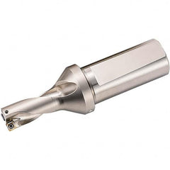 Kyocera - 139.7mm Max Drill Depth, 4xD, 34.93mm Diam, Indexable Insert Drill - Eagle Tool & Supply