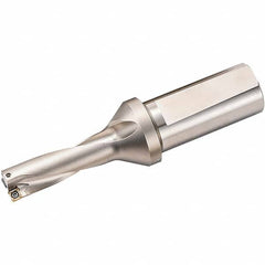 Kyocera - 8.7402" Max Drill Depth, 6xD, 1.4567" Diam, Indexable Insert Drill - Eagle Tool & Supply