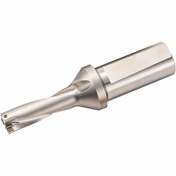 Kyocera - 166.7mm Max Drill Depth, 5xD, 33.35mm Diam, Indexable Insert Drill - Eagle Tool & Supply