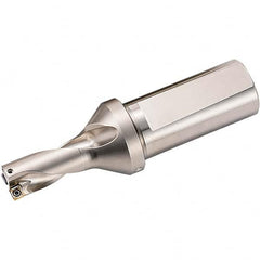 Kyocera - 2.9134" Max Drill Depth, 2xD, 1.4567" Diam, Indexable Insert Drill - Eagle Tool & Supply