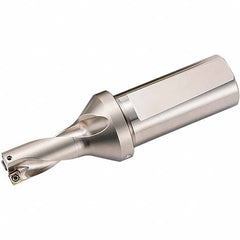 Kyocera - 1" Max Drill Depth, 2xD, 1/2" Diam, Indexable Insert Drill - Eagle Tool & Supply