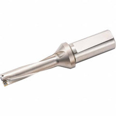 Kyocera - 7-1/2" Max Drill Depth, 5xD, 1-1/2" Diam, Indexable Insert Drill - Eagle Tool & Supply