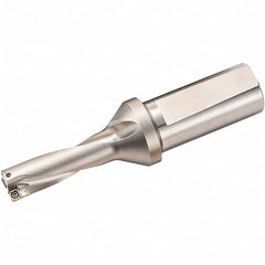 Kyocera - 2.8346" Max Drill Depth, 2xD, 1.4173" Diam, Indexable Insert Drill - Eagle Tool & Supply