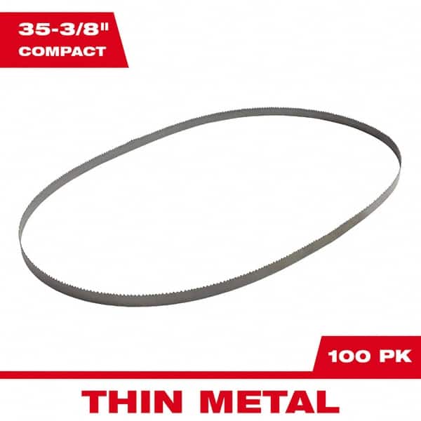 Milwaukee Tool - 35-3/8" x 1/2" x 0.02" 14 TPI Bi-Metal Portable Band Saw Blade - Eagle Tool & Supply