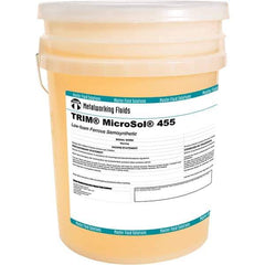 Master Fluid Solutions - TRIM MicroSol 455, 5 Gal Pail Cutting Fluid - Semisynthetic - Eagle Tool & Supply