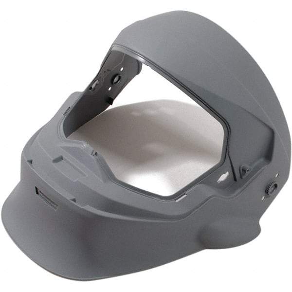 RPB - One Size Fits All, PAPR Compatible Face Shield with None - Super Tough Flame Retardant Nylon, Gray, Compatible with RPB Z4 - Eagle Tool & Supply