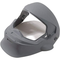 RPB - One Size Fits All, PAPR Compatible Face Shield with None - Super Tough Flame Retardant Nylon, Gray, Compatible with RPB Z4 - Eagle Tool & Supply