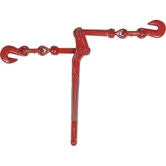 Campbell - 6,600 Lb Load Capacity Ratchet Loadbinder - 3/8" Max Chain Size, 8" Take Up, Chain Grade 70 - Eagle Tool & Supply