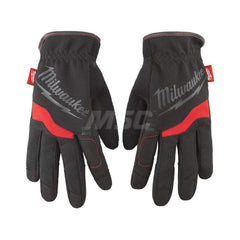 General Purpose Gloves: Size S, Polyester-Lined Black, Smooth Grip