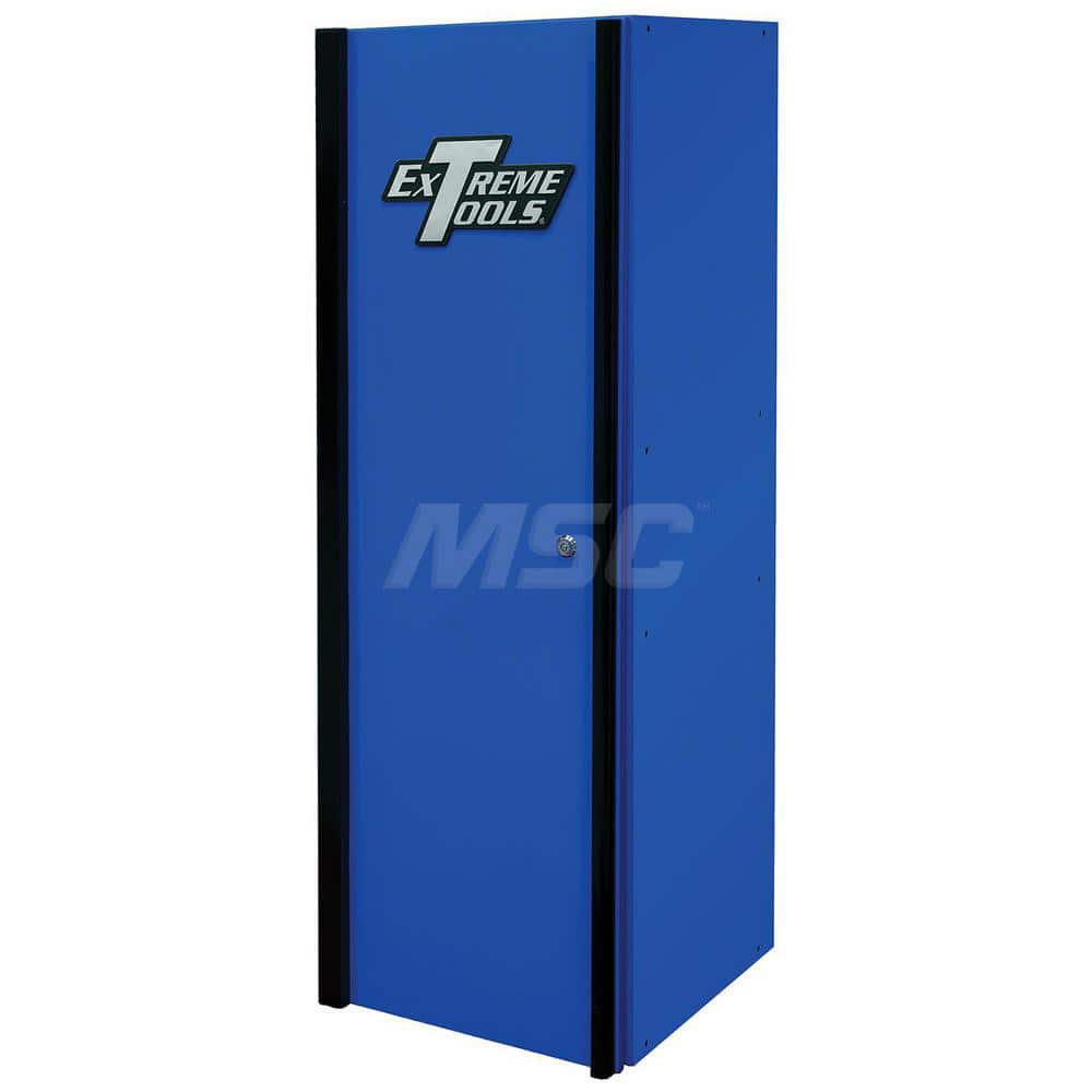 Bases & Risers & Add-Ons; Type: Side Locker; For Use With: DX722101HC; DX722117RC; Width (Inch): 56.5; Depth (Inch): 21; Number Of Drawers: 0.000; Height (Inch): 18.75; For Use With: DX722101HC; DX722117RC; Color: Cabinet Blue; Trim Black; Number of Drawe