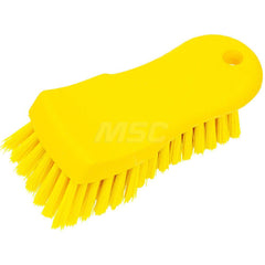 Scrub & Scouring Brushes; Type: Scrub Brush; Bristle Material: Polyester; Brush Width: 2.5; Resistance Features: Oil Resistant; Water Resistant; Block/Handle Material: Plastic; Color: Yellow; Bristle Type: Medium; Brush Area Width (Inch): 2.5; Bristle Fir