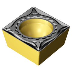 Turning Insert:  CPMT 06 02 08-PM 4415, TiCN, Al2O3 & TiN Finish,  Neutral,  0.0313″ Corner Radius,  N/A Series  CPMT-PM