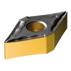 Turning Insert:  DNMG 15 04 08-MF 4415, TiCN, Al2O3 & TiN Finish,  Neutral,  0.0313″ Corner Radius,  N/A Series  DNMG-MF (ISO P)