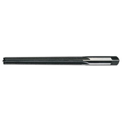 #4/0 STR / RHC HSS Straight Shank Straight Flute Taper Pin Reamer - Bright - Exact Industrial Supply