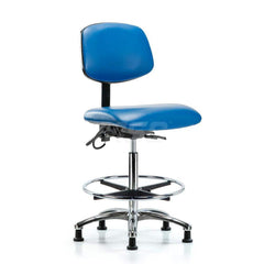 Task Chair: ESD Vinyl, Blue