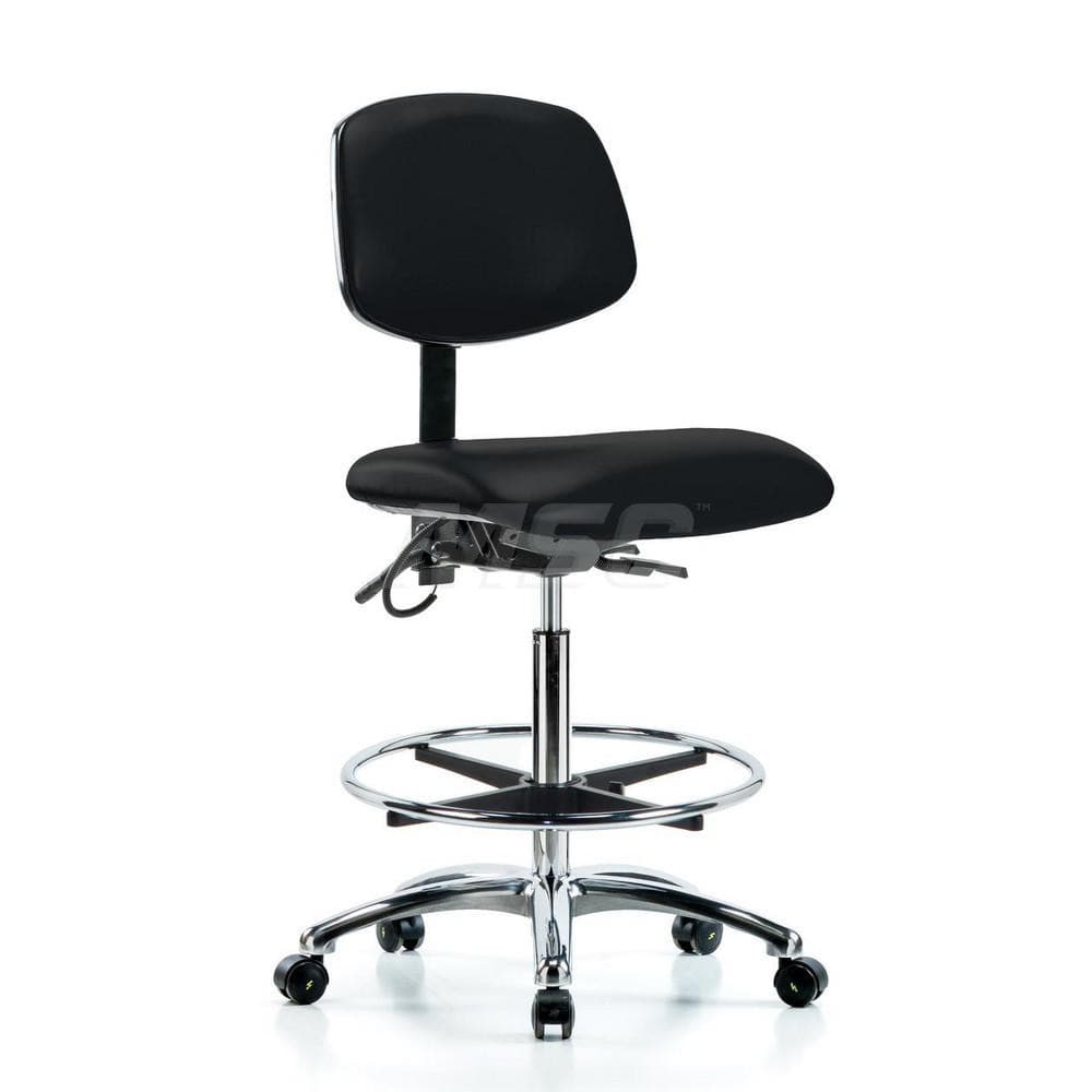 Task Chair: ESD Vinyl, Black