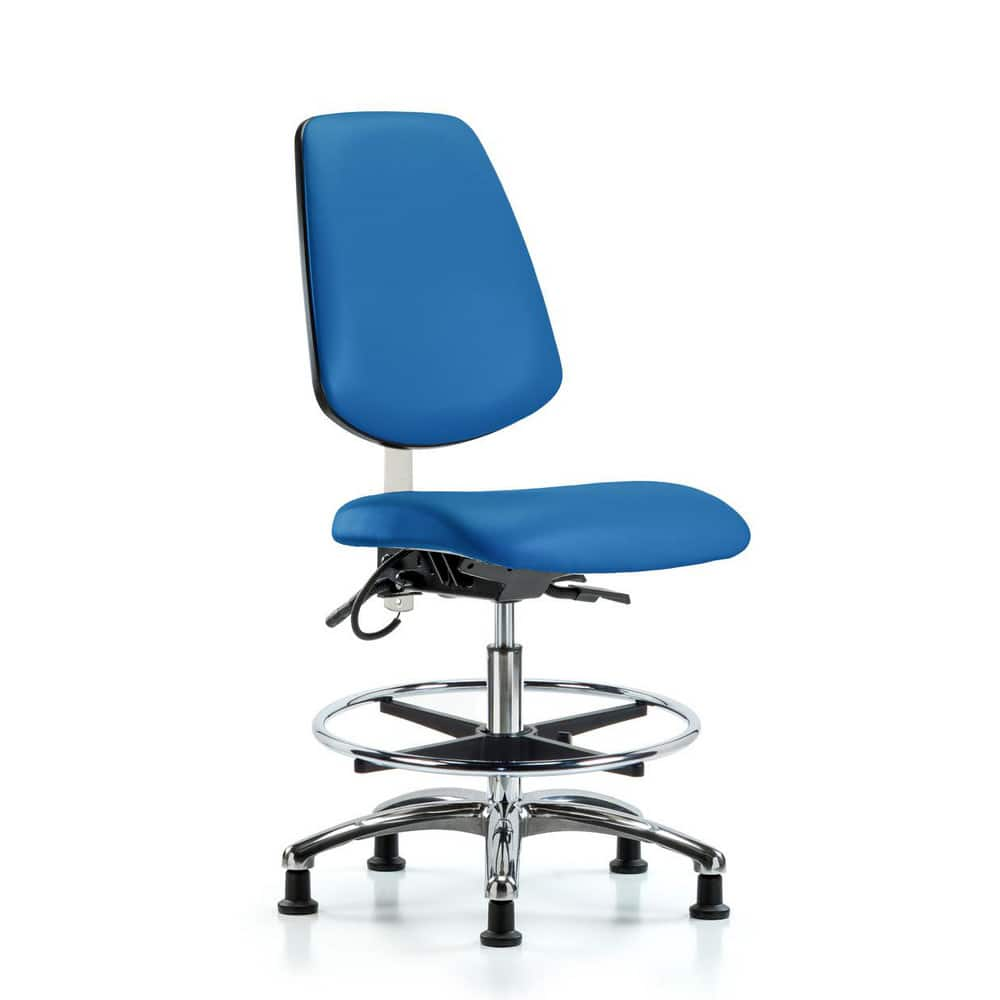 Task Chair: ESD Vinyl, Blue