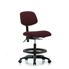 Task Chair: Olefin, Burgundy