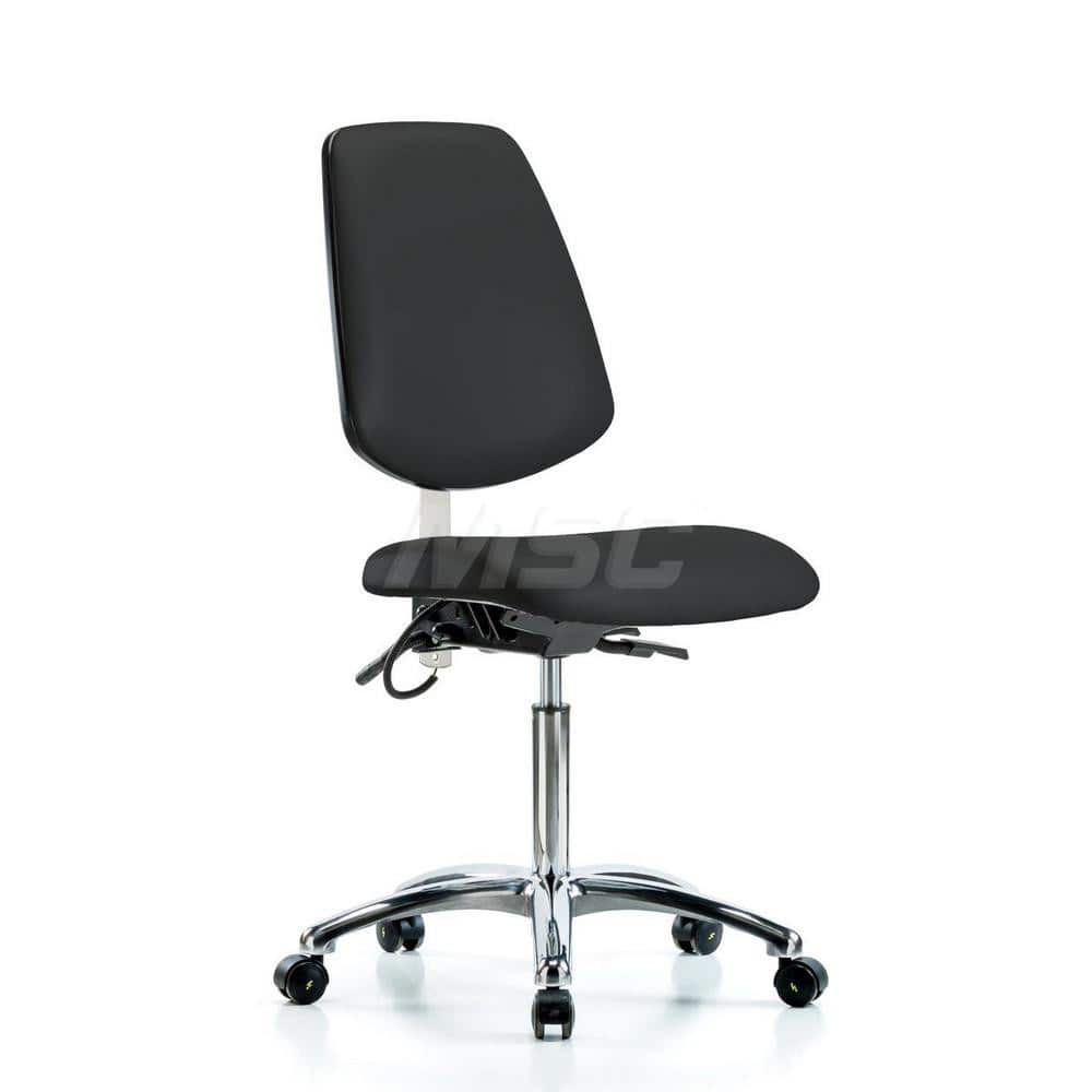 Task Chair: ESD Vinyl, Black