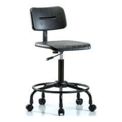 Task Chair: Polyurethane, Black