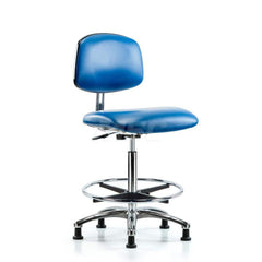 Task Chair: ESD Vinyl, Blue