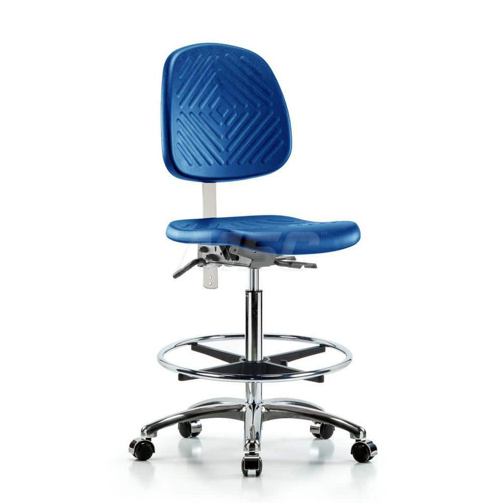 Task Chair: Polyurethane, Blue