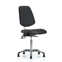 Task Chair: ESD Vinyl, Black