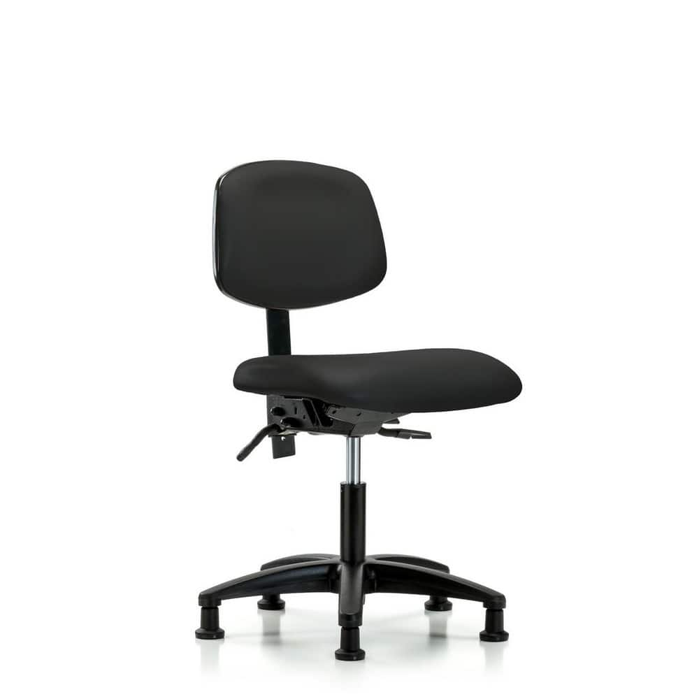 Task Chair: Vinyl, Black