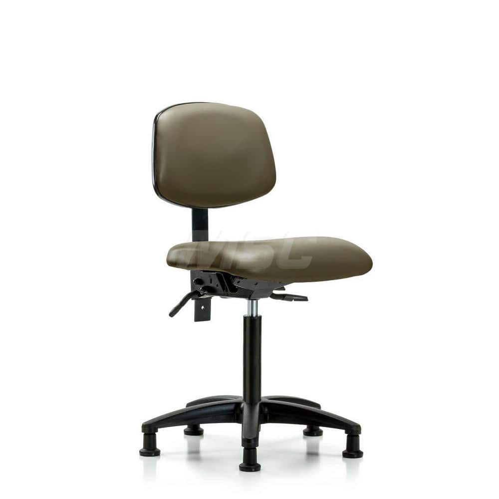 Task Chair: Vinyl, Taupe