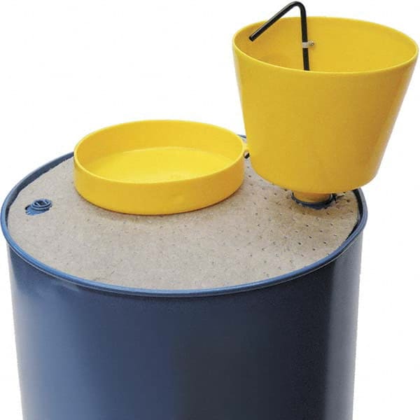 Funnel King - Drum Funnels & Funnel Covers Type: Drum Funnel w/Cover Compatible Drum/Pail Capacity (Gal.): 2 - Eagle Tool & Supply