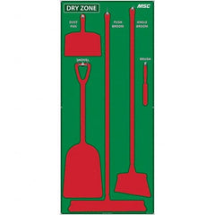 NMC - 30 x 68" Aluminum Composite Panel Shadow Board - Eagle Tool & Supply