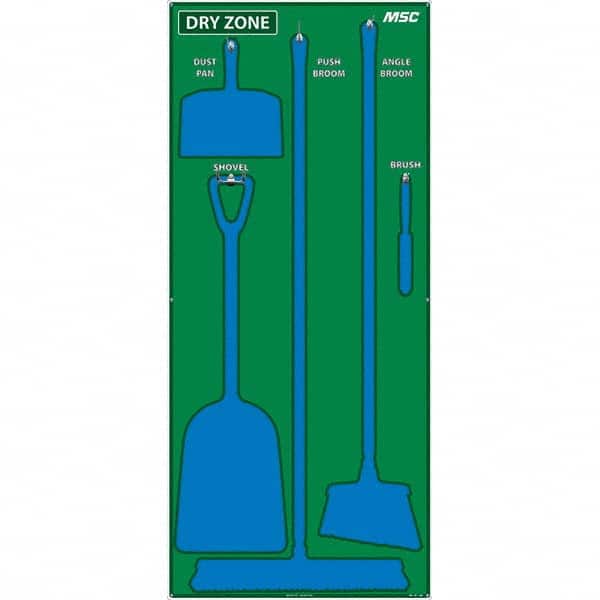 NMC - 30 x 68" Aluminum Shadow Board - Eagle Tool & Supply