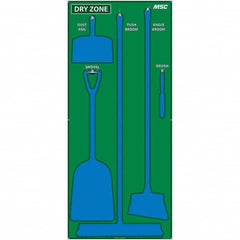 NMC - 30 x 68" Aluminum Shadow Board - Eagle Tool & Supply