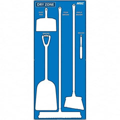 NMC - 30 x 68" Aluminum Composite Panel Shadow Board - Eagle Tool & Supply